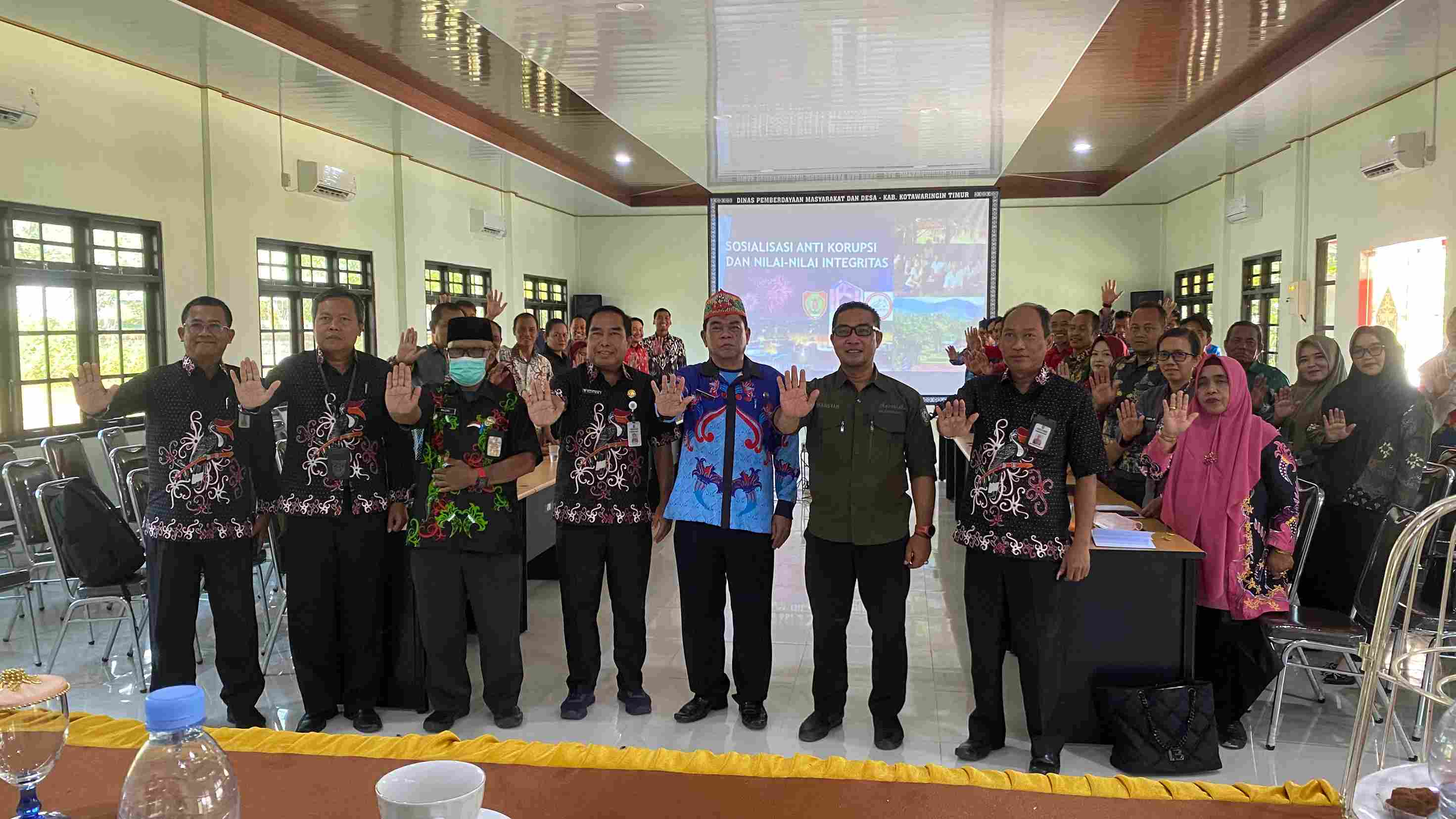 Inspektorat Daerah Prov. Kalteng Selenggarakan Sosialisasi Perluasan Percontohan Desa Anti Korupsi di Pemkab Kotawaringin Timur