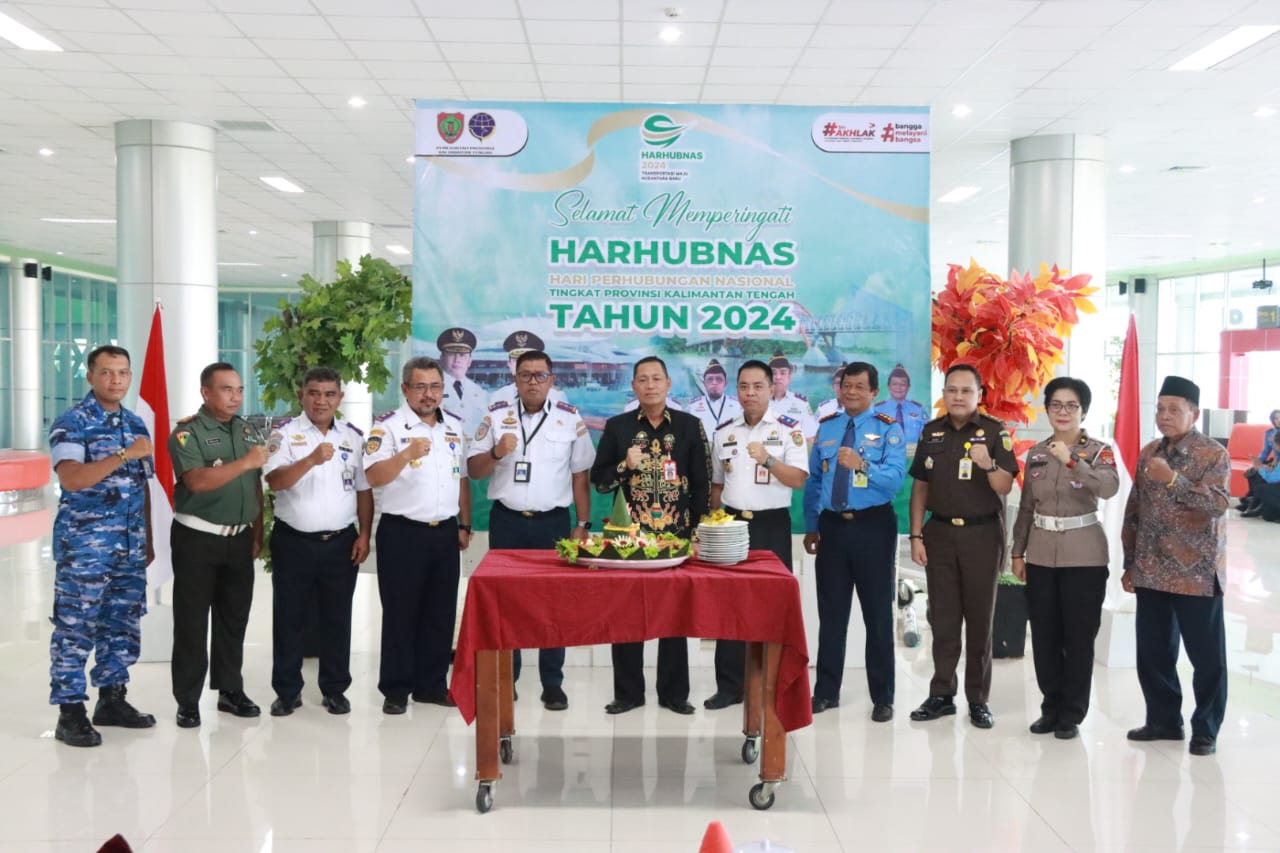 Sahli Gubernur Yuas Elko Pimpin Upacara Harhubnas Wilayah Kalteng Tahun 2024