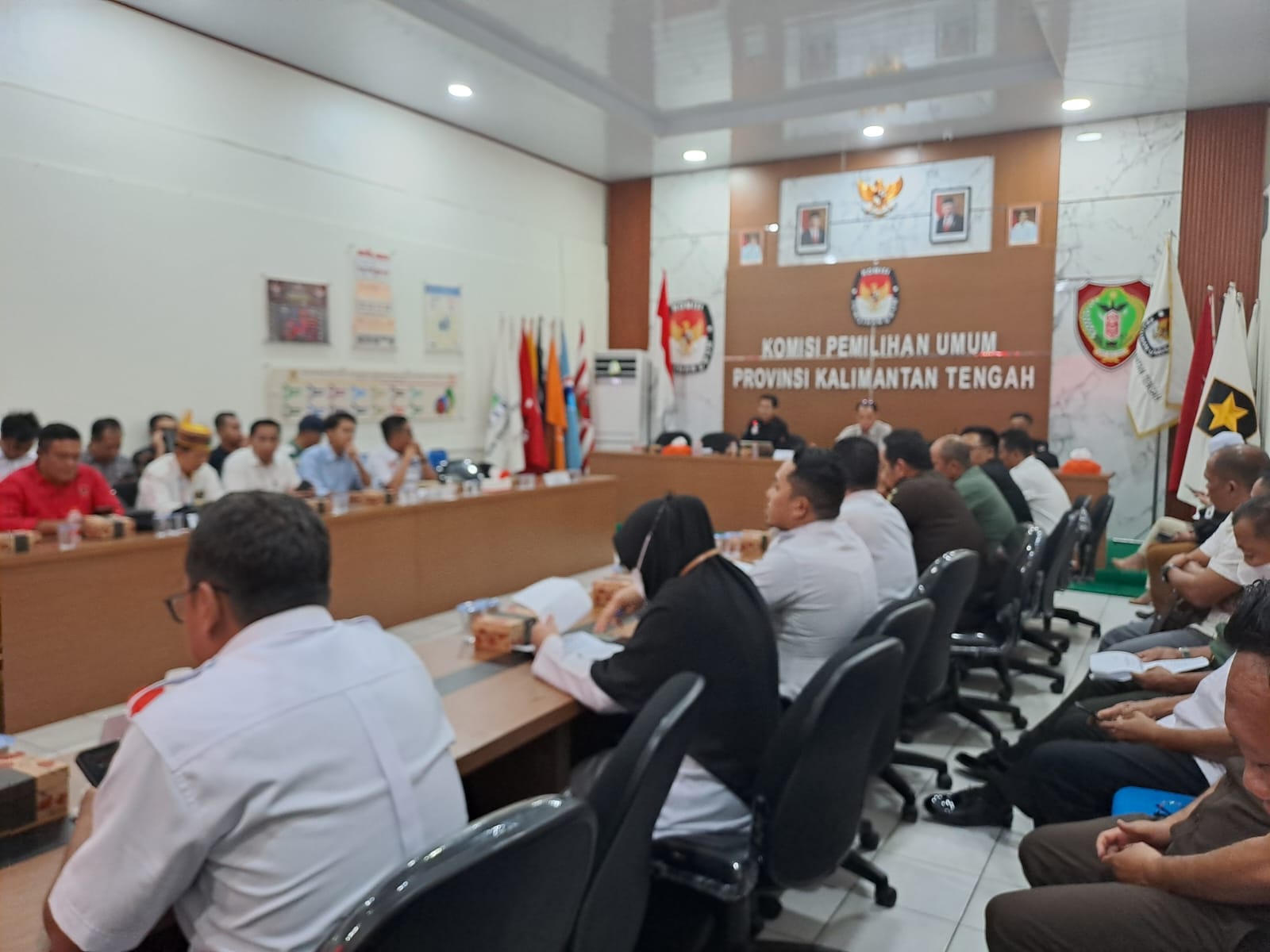 Badan Kesbangpol Prov. Kalteng Hadiri Rakor Persiapan Pelaksanaan Kampanye Pemilihan Gubernur dan Wakil Gubernur Kalteng Tahun 2024