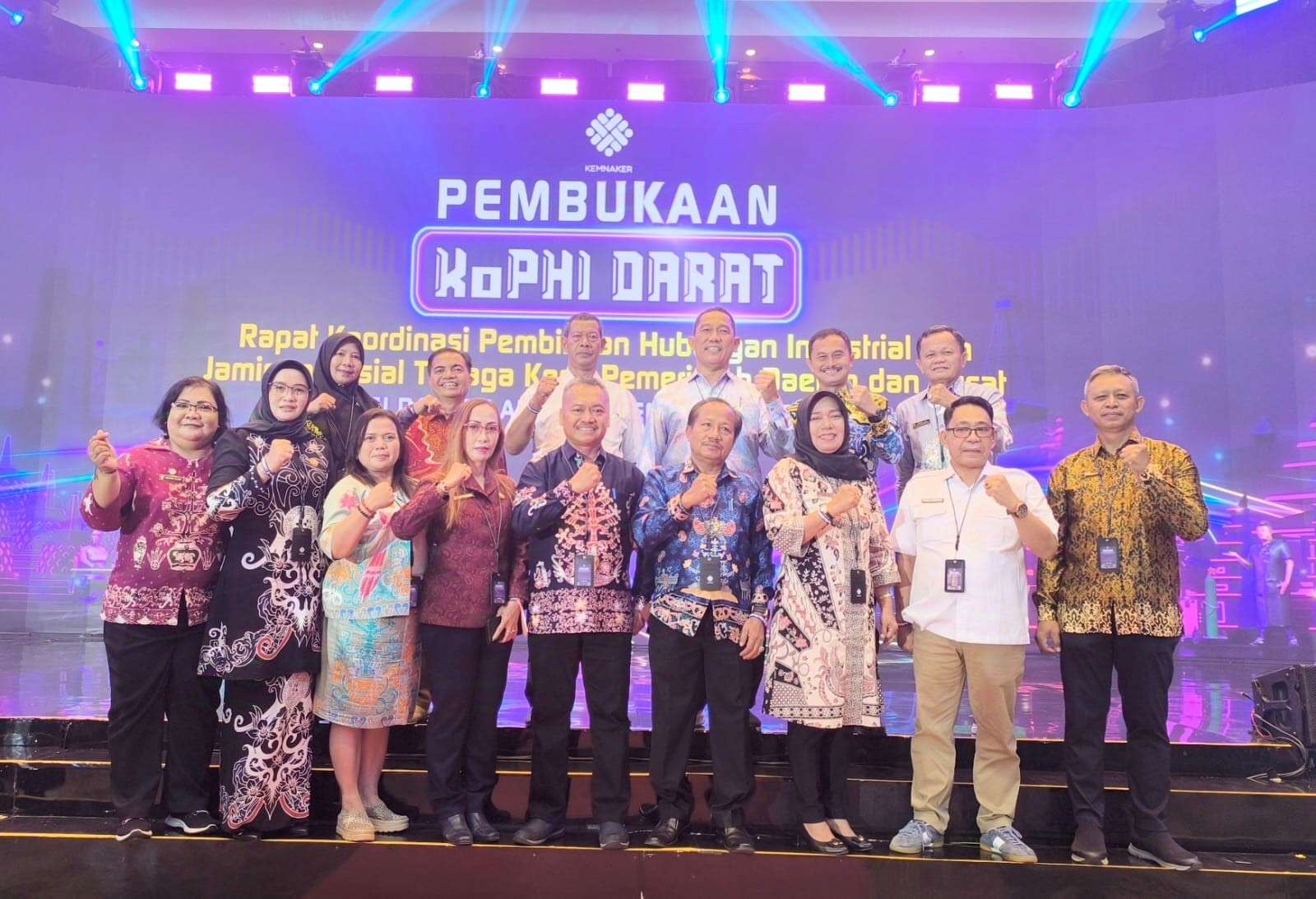 Jalin Kolaborasi antara Pemerintah Pusat dan Pemerintah Daerah, Kadis Nakertrans Prov. Kalteng Hadiri KoPHI DARAT