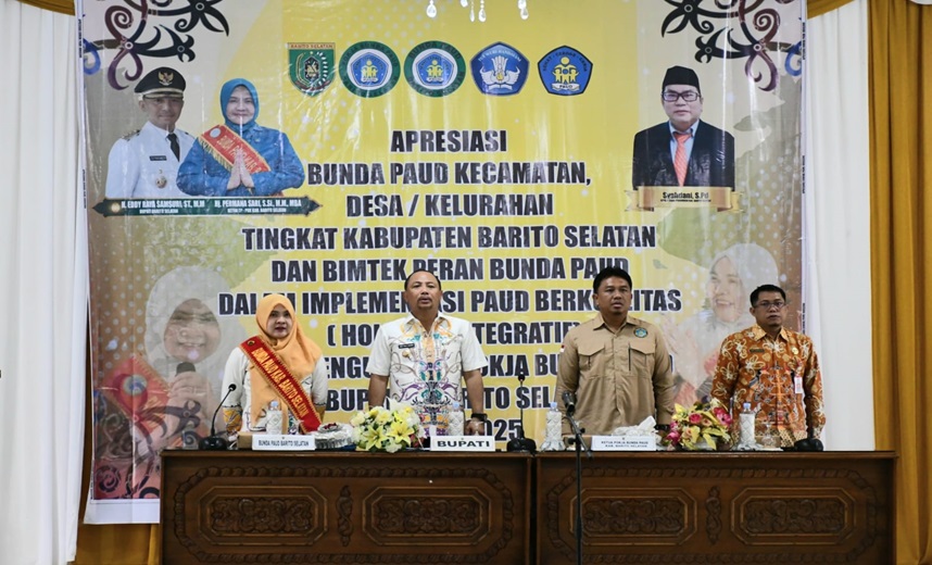 Bunda PAUD Barsel Resmi Kukuhkan Pengurus Pokja PAUD 2025-2030