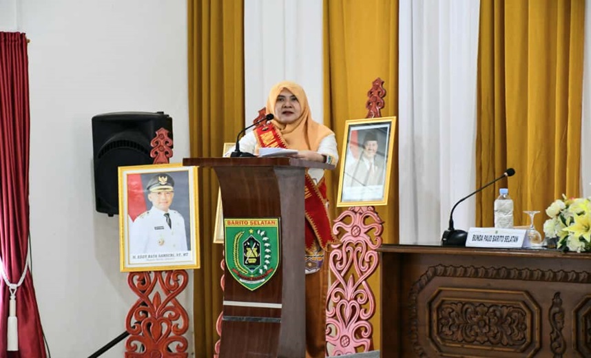 Bunda PAUD Barsel Resmi Kukuhkan Pengurus Pokja PAUD 2025-2030
