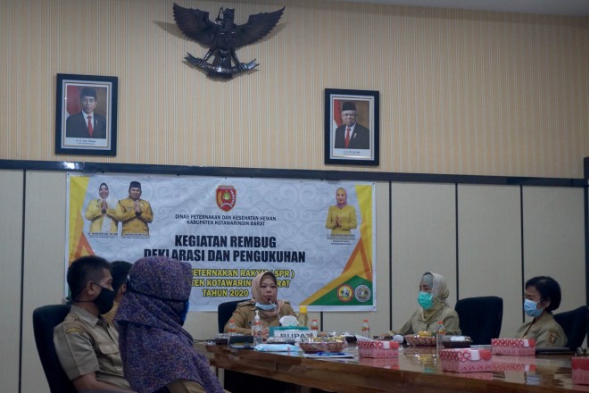 Fokus Peningkatan SDM dan Penguatan Kelembagaan, Bupati Kobar Kembali Kukuhkan SPR dari 4 Kecamatan