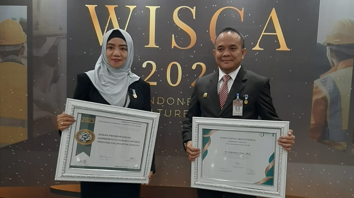 BPSDM Provinsi Kalteng Raih Penghargaan Concerned Corporation Award