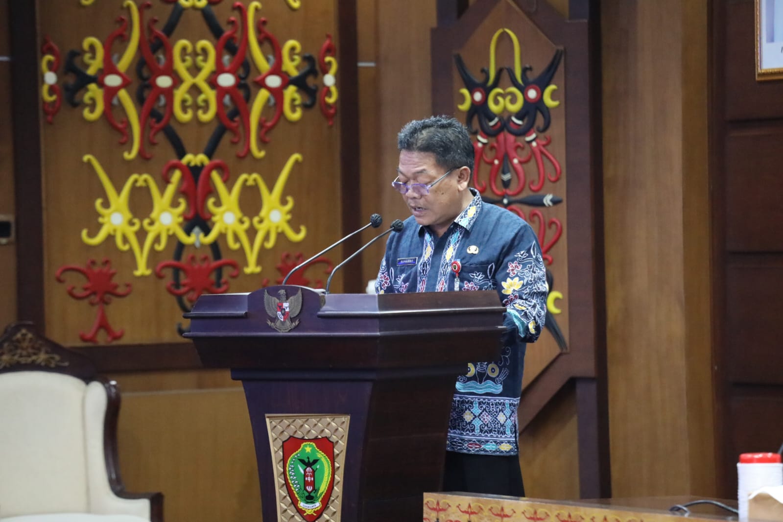 Sahli Gubernur Yuas Elko Buka Workshop Kontrak Pengadaan Barang/Jasa Pemerintah Tahun 2023
