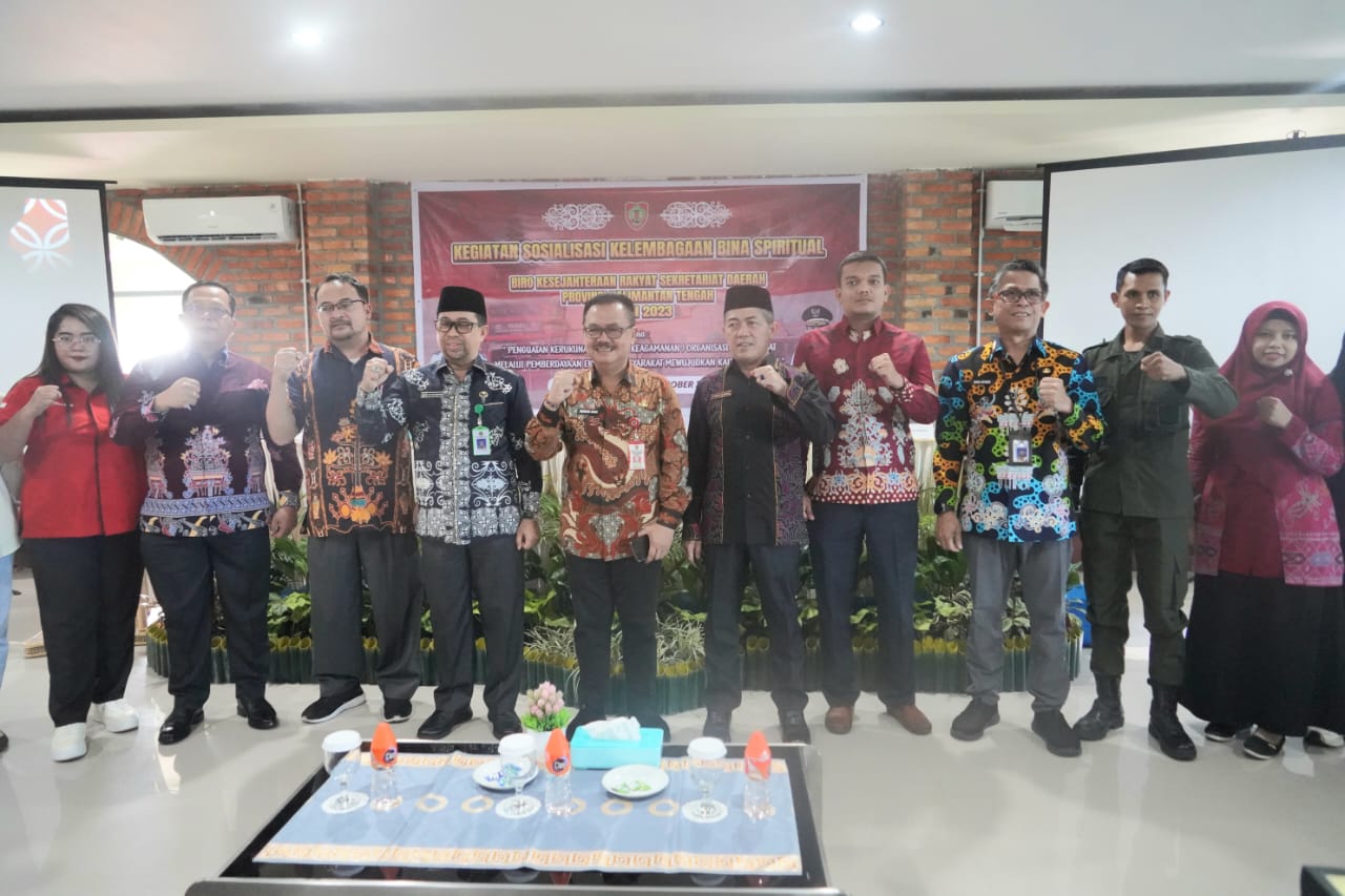Sahli Gubernur Herson B. Aden Buka Kegiatan Sosialisasi Kelembagaan Bina Spiritual Biro Kesra Setda Provinsi Kalteng