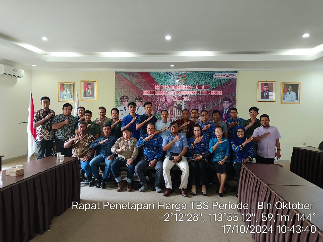 Capai Harga 3.137 Rupiah, Disbun Hitung Indeks “K” dan Harga TBS Kelapa Sawit Kalteng Periode I Bulan Oktober 2024