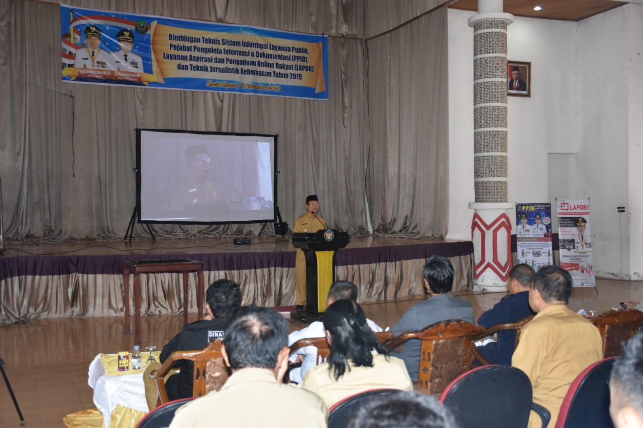 Organisasi Perangkat Daerah Ikuti Bimtek Sistem Pelayanan Publik dan Kehumasan