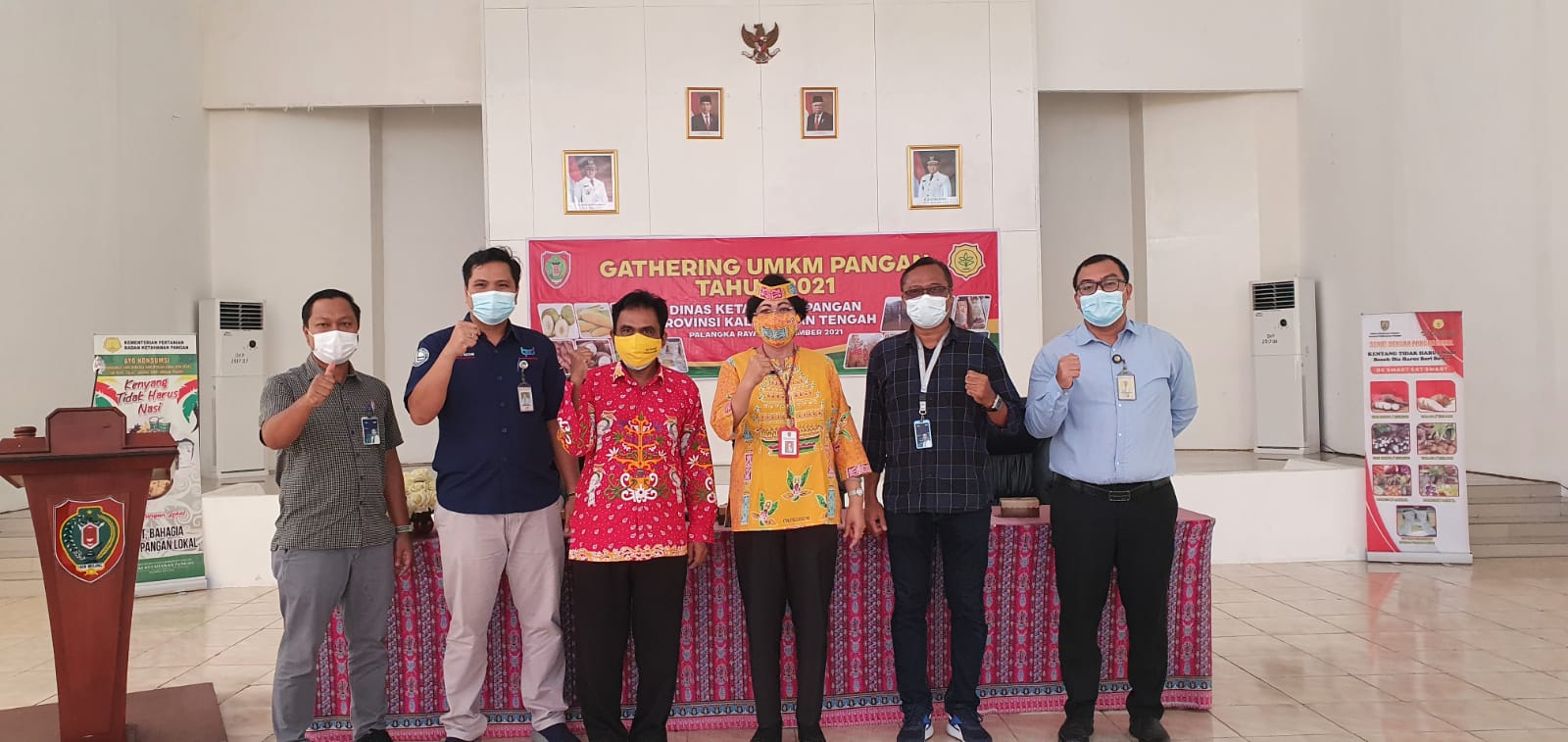Dinas Ketahanan Pangan Prov. Kalteng Adakan Gathering UMKM PIPL Pangan Tahun 2021