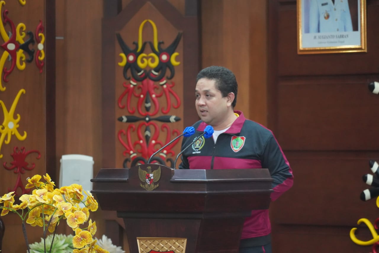Wagub Edy Pratowo Lepas Atlet Wartawan ke Porwanas 2022