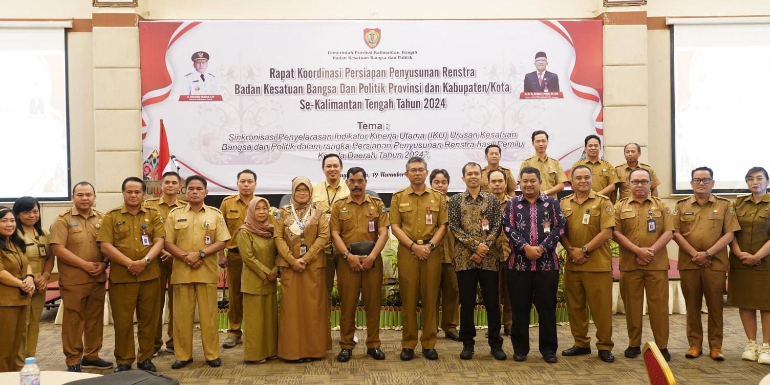 Plh Sahli Gubernur Bidang Pemkumpol Akhmad Husain Buka Rakor Persiapan Penyusunan Renstra di Lingkup Badan Kesbangpol Provinsi dan Kabupaten/Kota