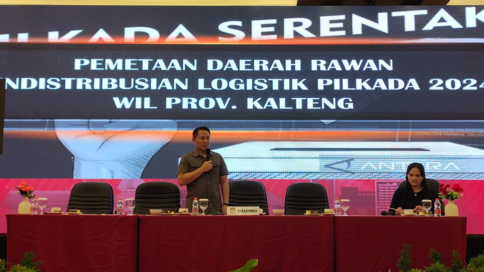 KPU Prov. Kalteng Gelar Rakor Persiapan Pelaksanaan Pemungutan Suara dan Penghitungan Suara Pilkada Serentak Tahun 2024