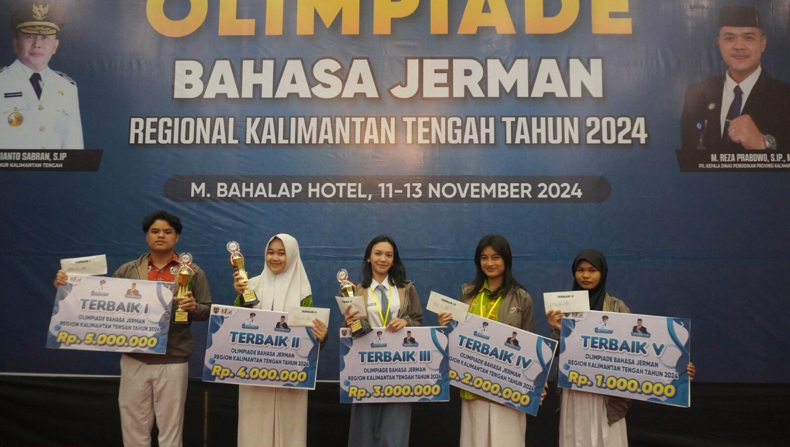 Olimpiade Bahasa Jerman Regional Kalteng 2024 Resmi Ditutup, Peserta Siap Bertarung di Tingkat Nasional