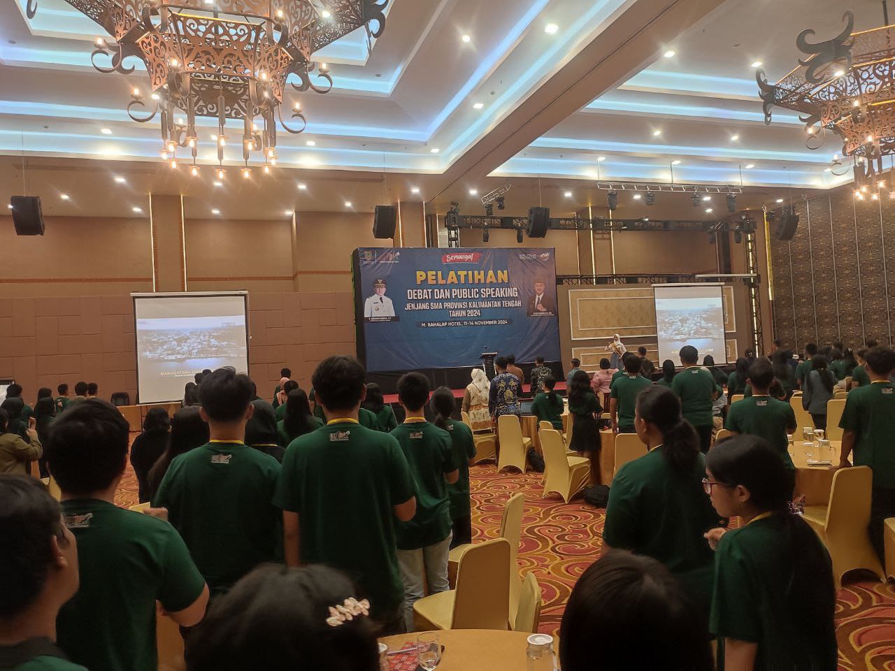 Pelatihan Debat dan Public Speaking SMA 2024, Kadisdik Kalteng : Dorong SDM Unggul