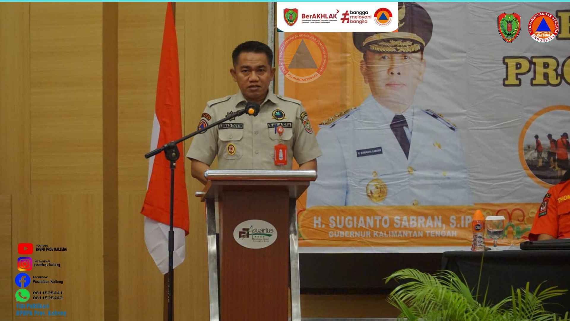 BPBPK Prov. Kalteng Gelar Rakor dan Evaluasi Pengendalian Karhutla