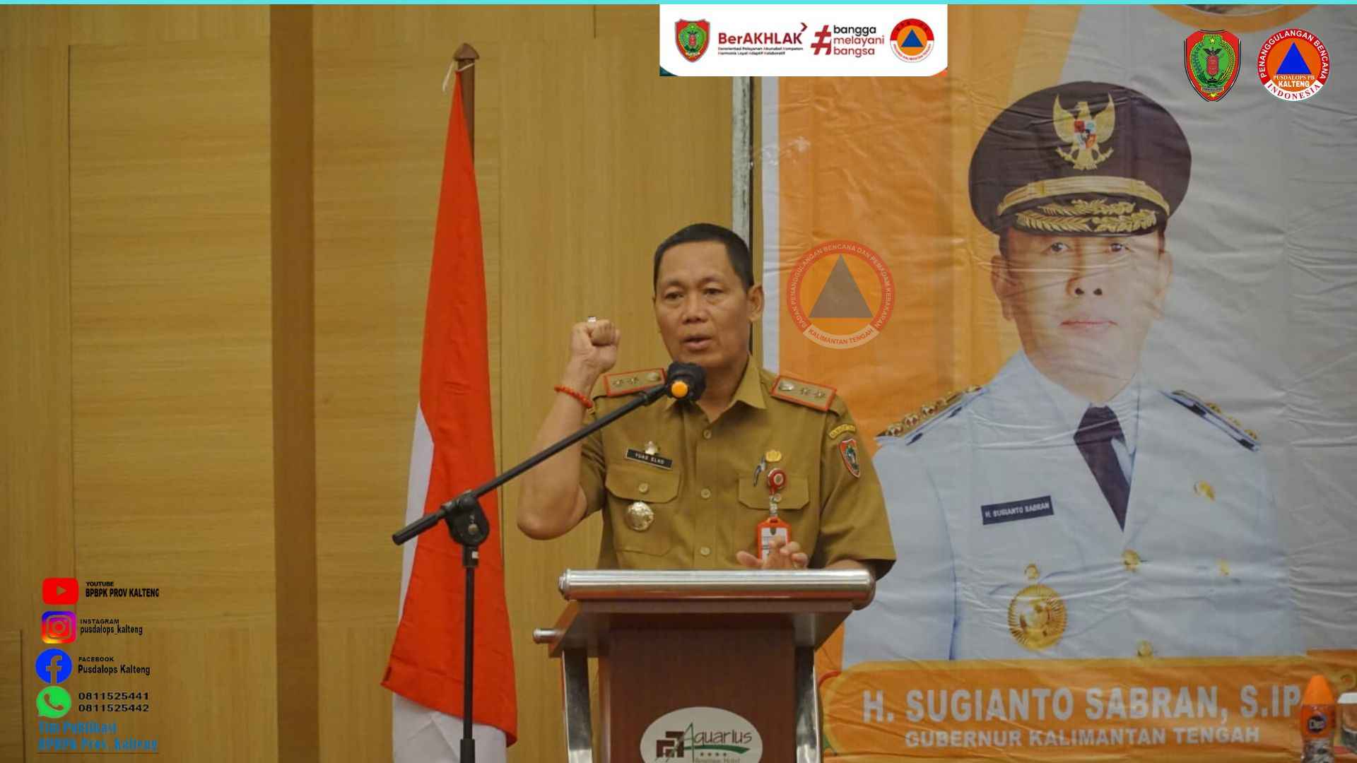 BPBPK Prov. Kalteng Gelar Rakor dan Evaluasi Pengendalian Karhutla