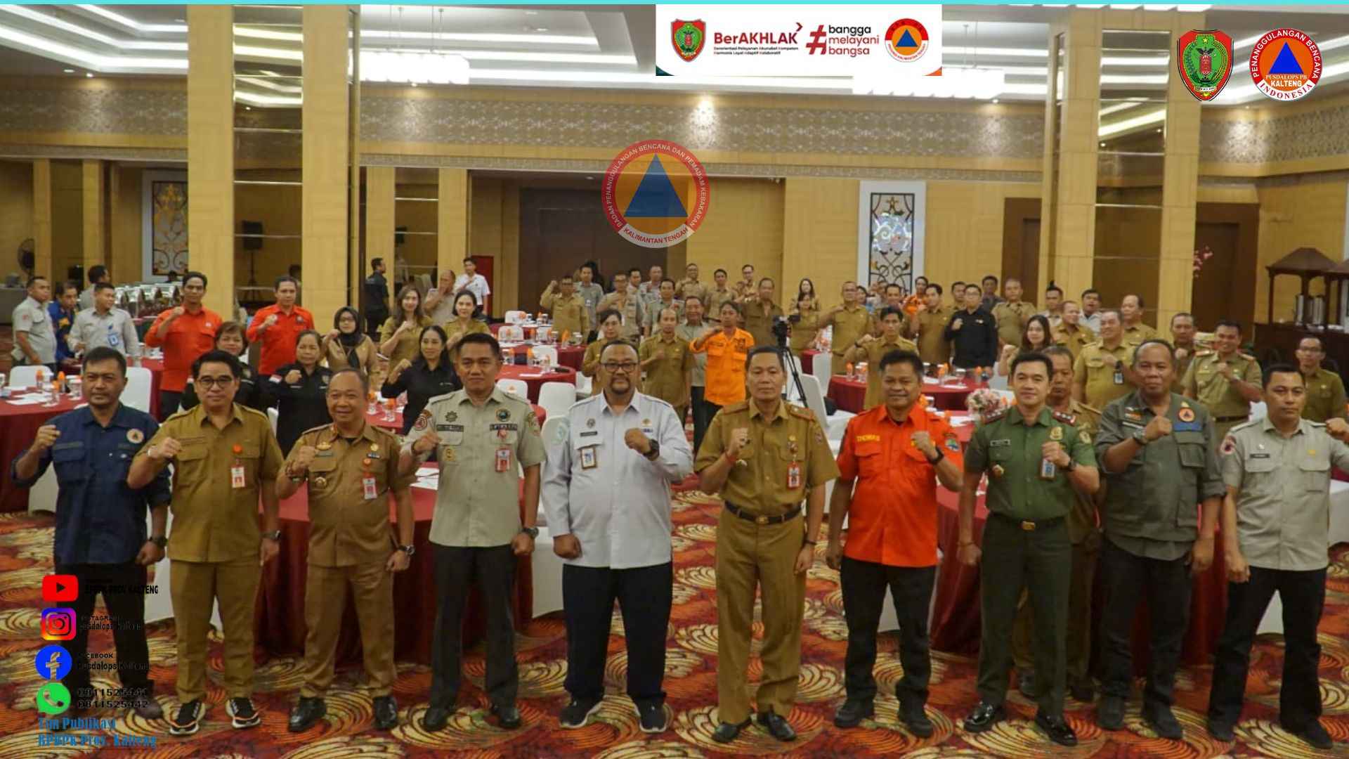 BPBPK Prov. Kalteng Gelar Rakor dan Evaluasi Pengendalian Karhutla