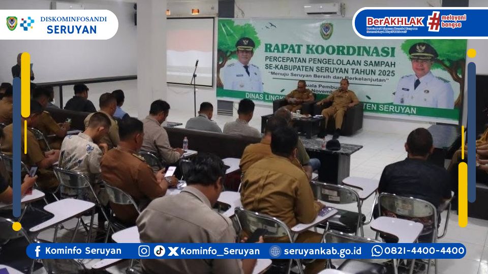 Gelar Rakor Pengelolaan Sampah, Pemkab Seruyan Mantapkan Langkah Percepatan Pengelolaan Sampah 2025