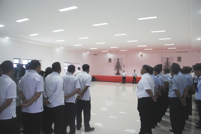 Kemenkumham Kalteng Laksanakan Upacara Peringatan Hari Bela Negara Tahun 2018