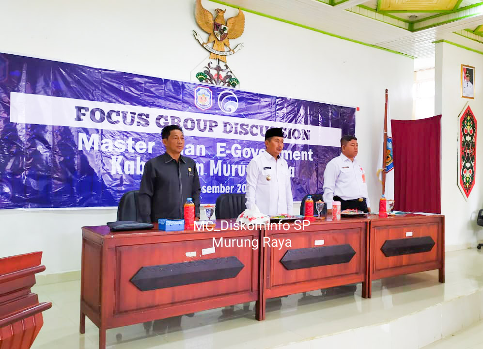 FGD Master Plan E-Government Kab. Murung Raya Dibuka Oleh Wabup