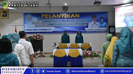 Pelantikan Ketua PKK Kecamatan