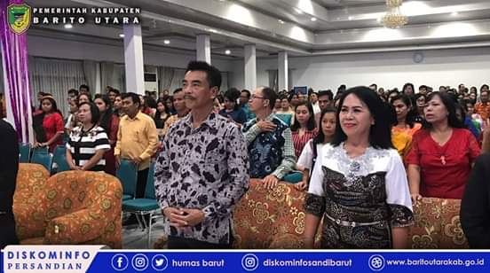 Wakil Bupati beserta Ibu hadiri perayaan natal ikatan keluarga batak (IKABA) Kabupaten Barito Utara