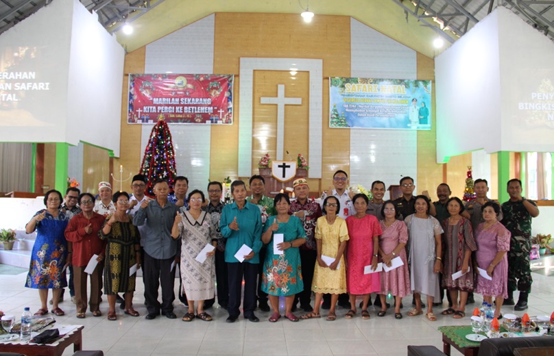 Pemkab Barsel Akhiri Safari Natal di Kec Dusun Selatan