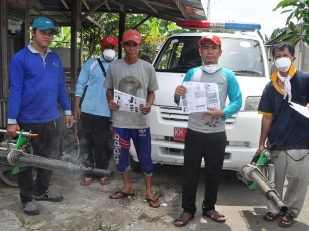 Dinas Kesehatan Kapuas Lakukan Fogging