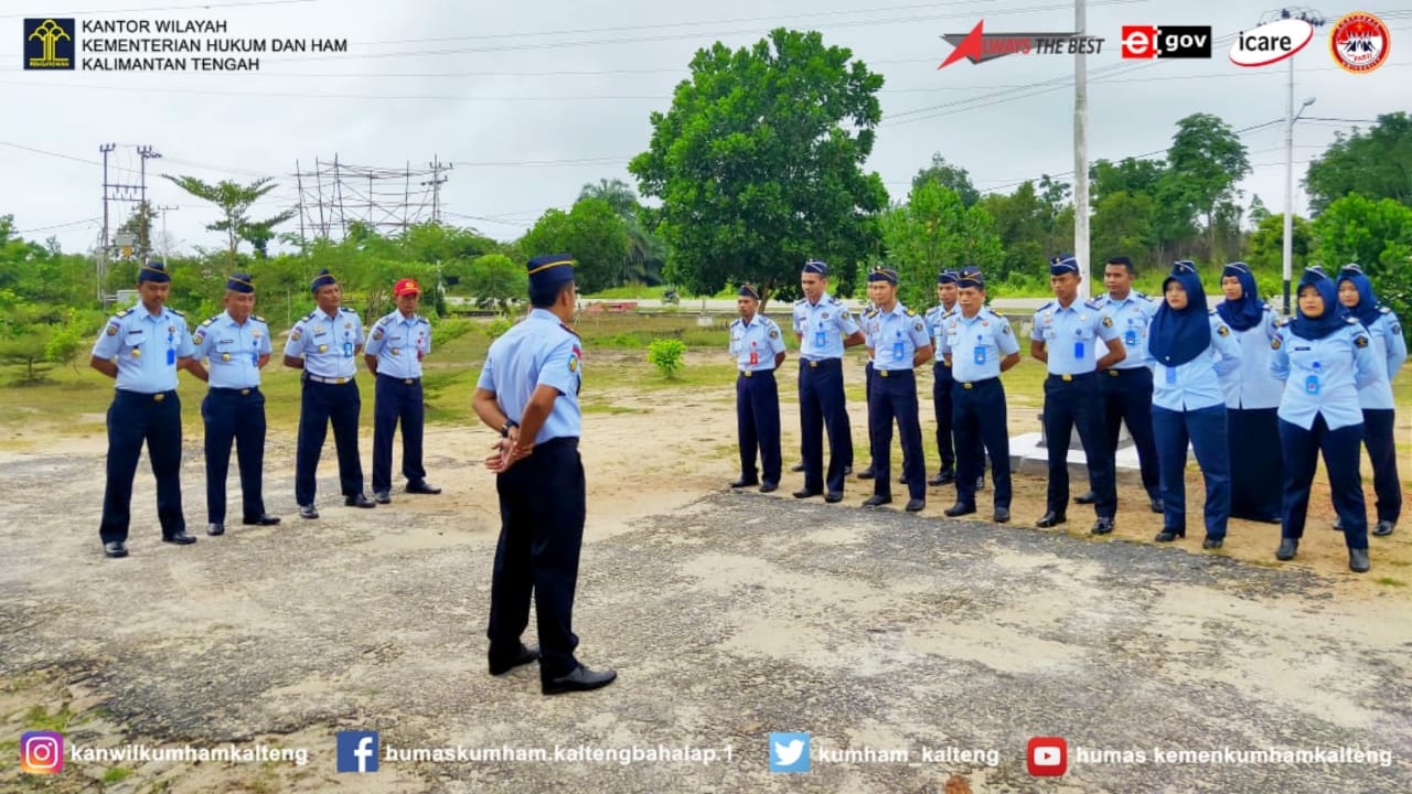 Momen Haru Perpisahan Kalapas Di Lapas Khusus Narkotika Kelas IIA Kasongan