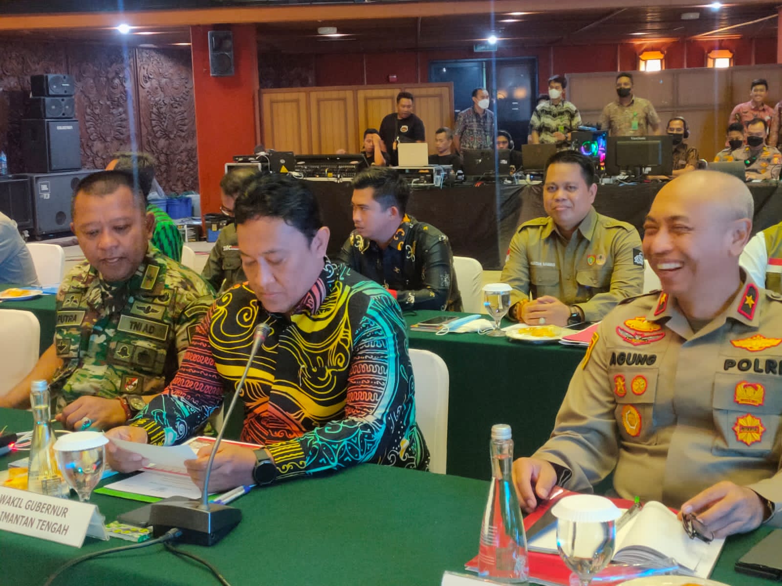 Hadiri Rakorsus Karhutla, Wagub Edy Pratowo Laporkan Langkah Antisipatif Kalteng Hadapi Karhutla 