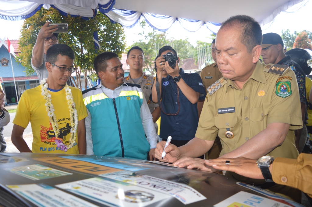 Kedatangan Tim ITS Blits Explore Indonesia disambut Bupati