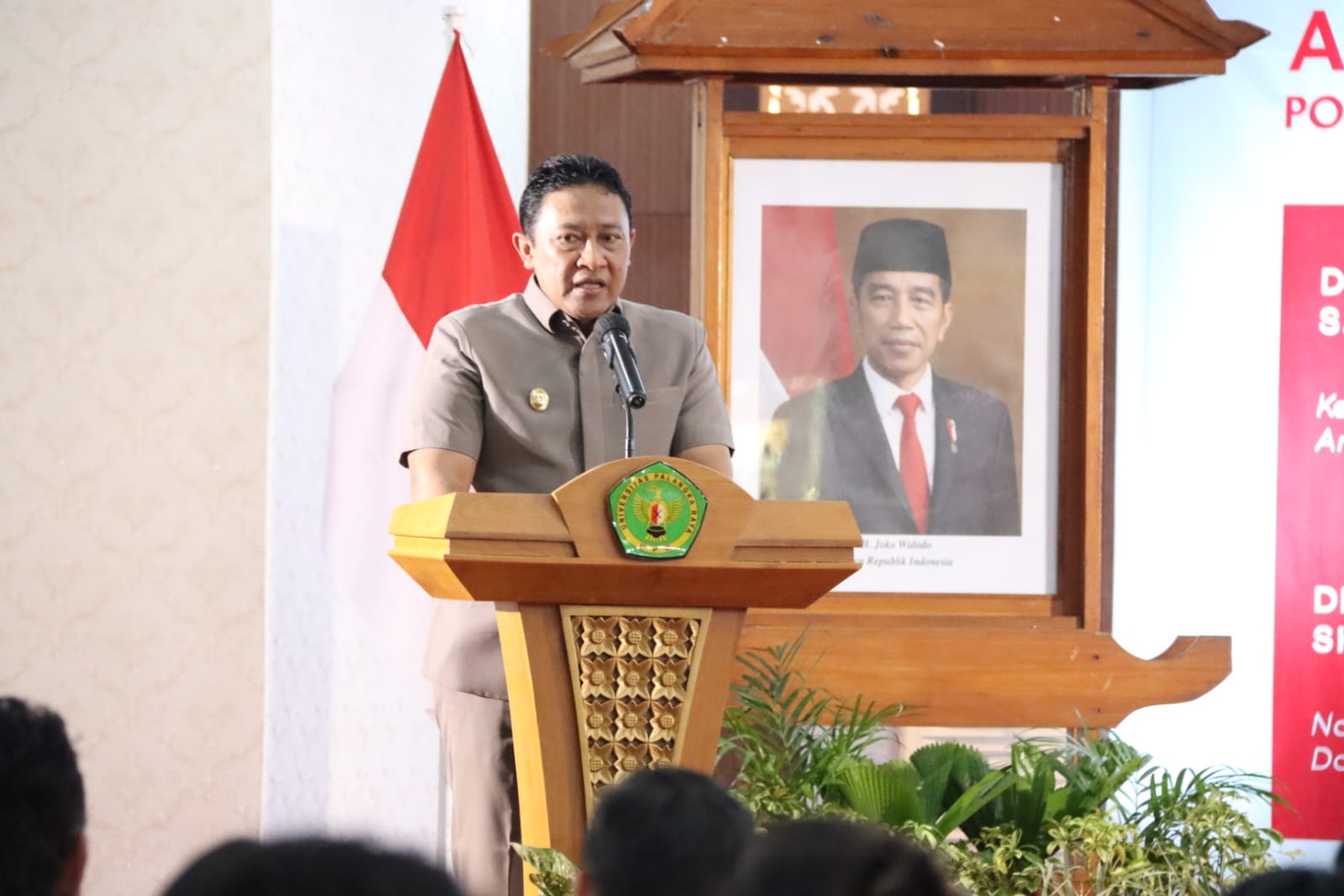 Wagub Kalteng Edy Pratowo hadiri Bedah Buku ALDERA bersama UPR
