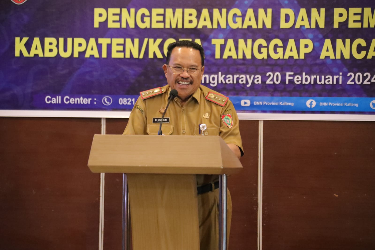Sekda Nuryakin Minta Pemerintah Daerah dan Masyarakat Berkolaborasi Cegah Penyalahgunaan dan Peredaran Gelap Narkoba di Kalteng  