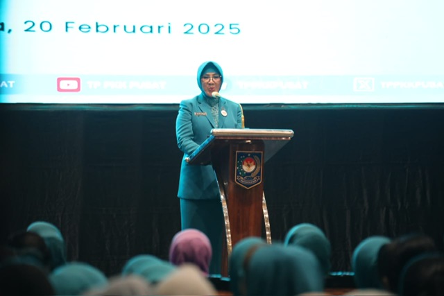 Aisyah Thisia Agustiar Sabran Dilantik Menjadi Ketua TP-PKK/TP Posyandu Provinsi Kalteng Periode 2025-2030