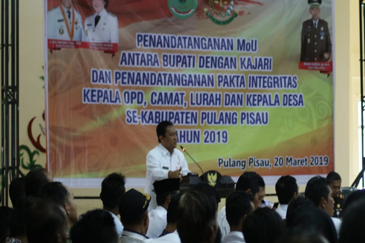 Bupati Pulang Pisau Mengajak Masyarakat Sukseskan Pemilu