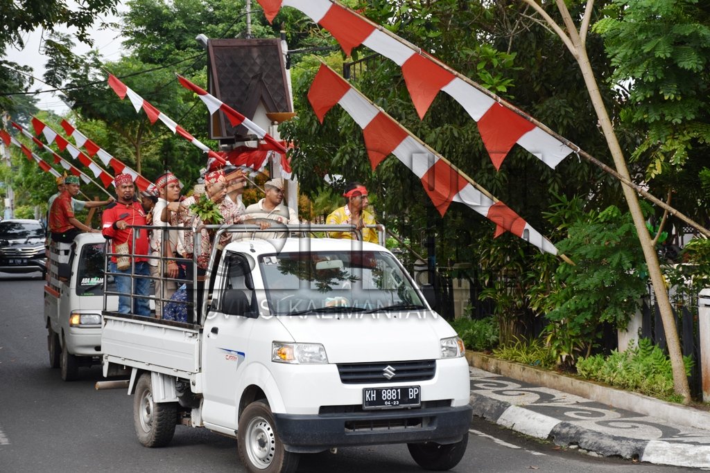 Ritual Mamapas Lewu Rutin di Gelar Jelang Harjad Kapuas