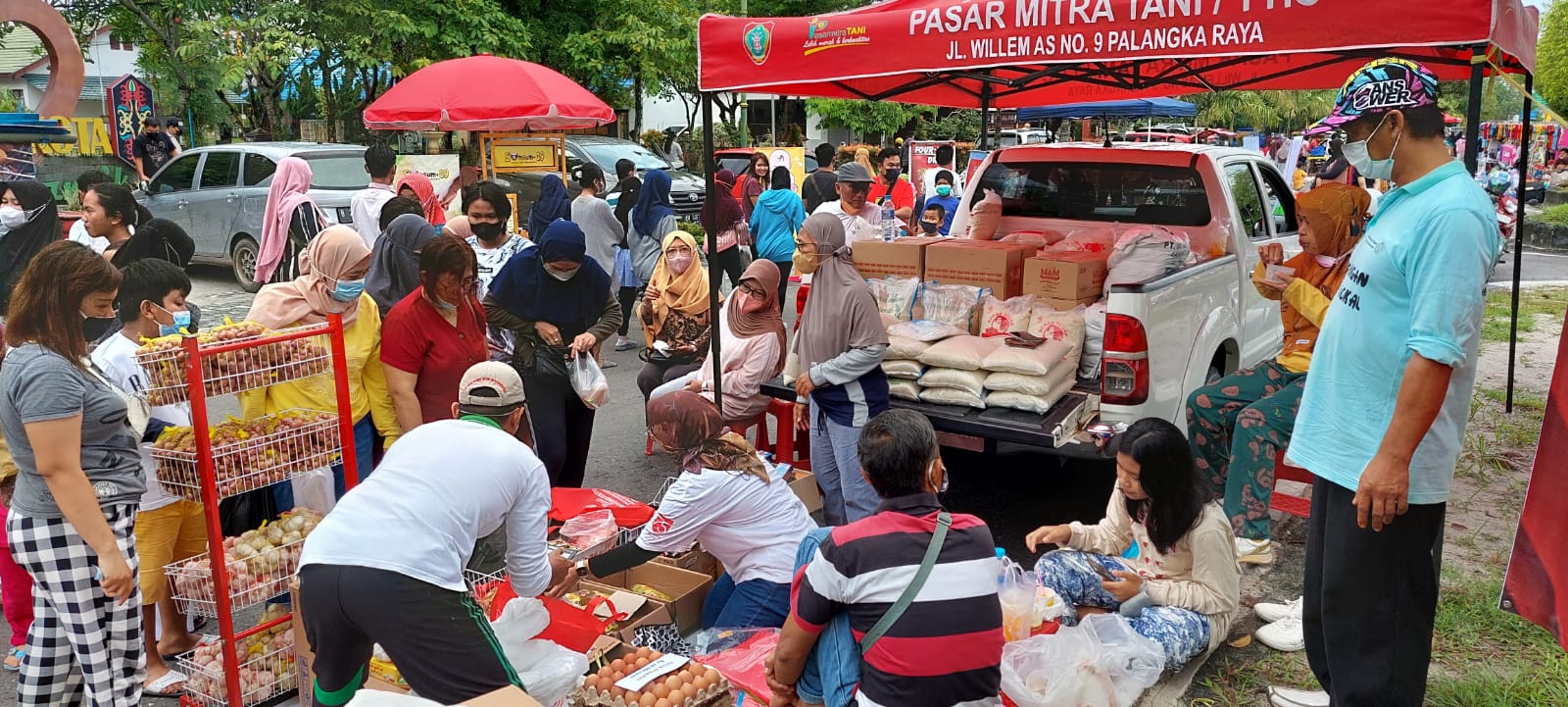 Jaga Stabilitas Harga Jelang Ramadhan 1434 H, Dinas Hanpang Gelar Pasar Pangan Murah di Area CFD