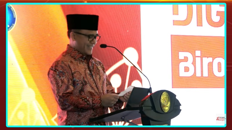 Mewakili Gubernur Kalteng, Asisten Administrasi Umum Sri Suwanto hadiri Forum SPBE Summit 2023