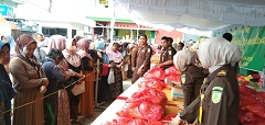 Jelang Bulan Ramadan 1444 H, Kejari Barsel dan IAD Gelar Pasar Murah dan Bazar
