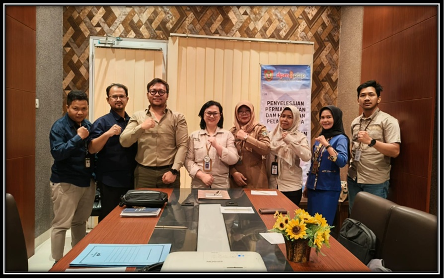DPMPTSP Prov. Kalteng Berikan Layanan Fasilitasi Penyelesaian Masalah dan Hambatan Kegiatan Berusaha  Pada PT. Sawitmas Nugraha Perdana