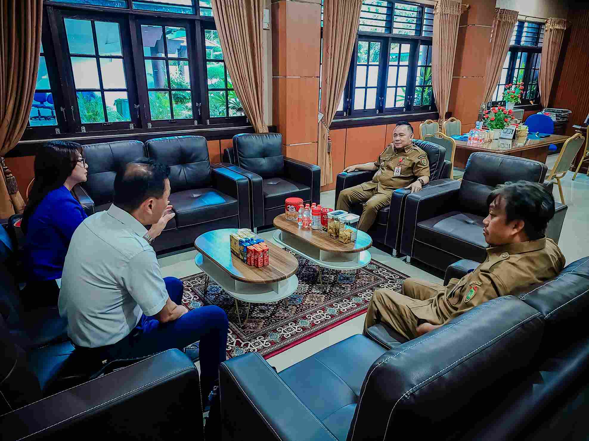 Kepala Dinas ESDM Prov. Kalteng Terima Kunjungan PT. Adaro Power, Bahas Rencana Pembangunan PLTS Terapung