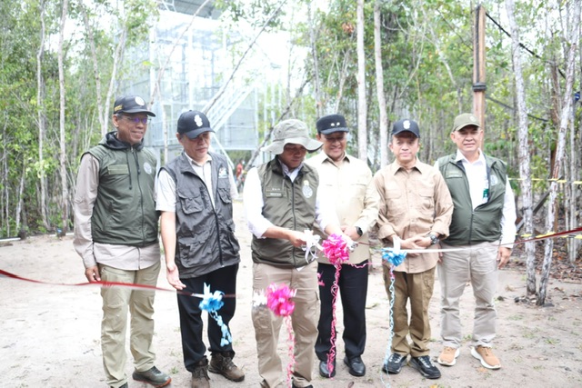 Menteri Kehutanan Raja Juli Antoni Resmikan Kawasan Rehabilitasi & Konservasi Orang Utan Nyaru Menteng 