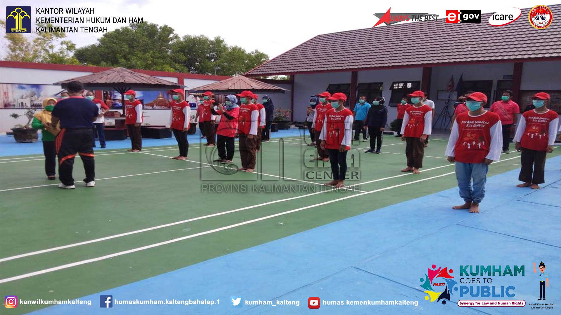 Peduli Covid-19 , Pipas Kunjungi Dan Berikan Bantuan APD Kepada Anak di LPKA Palangka Raya
