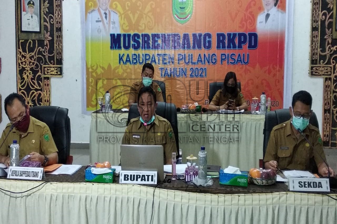 Pemkab Pulang Pisau Gelar Musrenbang RKPD Melalui Vidcon