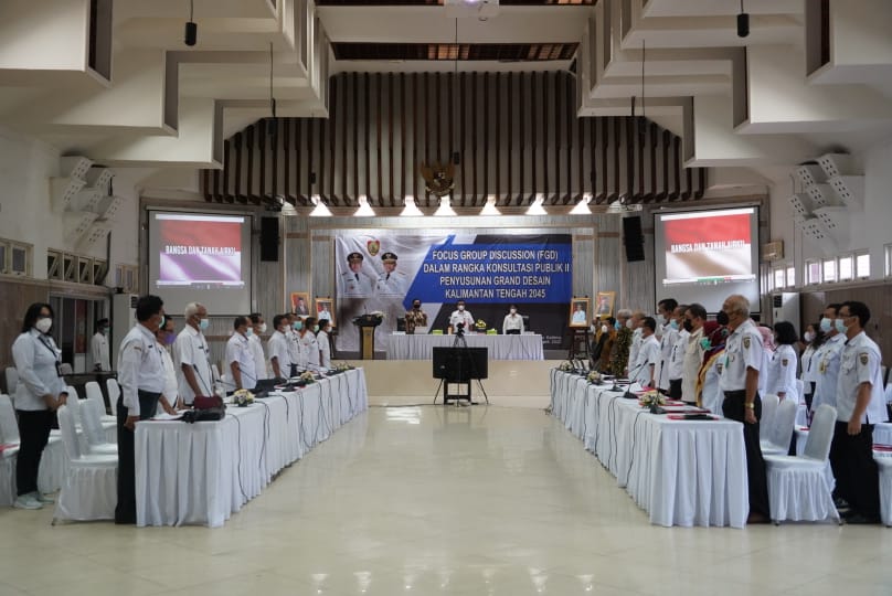 Sahli Herson B. Aden Buka FGD Konsultasi Publik ke II Grand Design Kalteng 2045