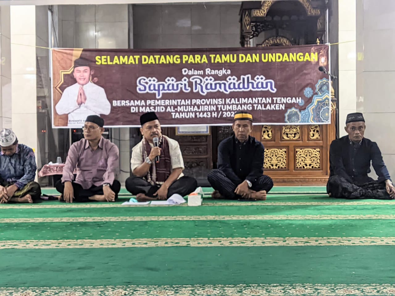 Safari Ramadan di Masjid Al Muhajirin Manuhing Gumas, Masyarakat Diminta Tingkatkan Intensitas dalam Membaca Al Qur`an