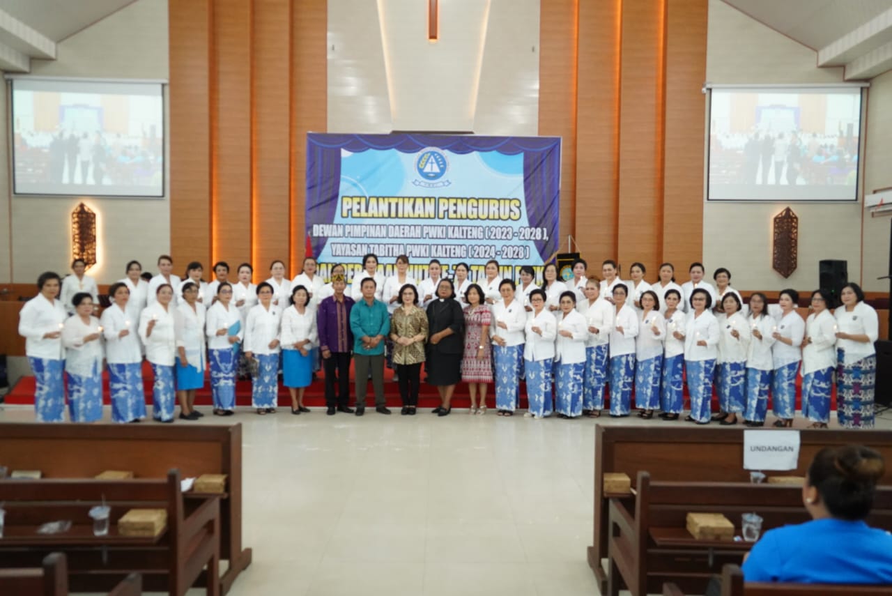 Pengurus DPD Persatuan Wanita Kristen Indonesia Kalteng Masa Bakti 2023-2028 Resmi Dilantik
