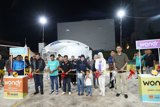 Ketua TP-PKK Kalteng Apresiasi Open Tournament Bola Voli Wondr by BNI Palangka Raya CUP Tahun 2025