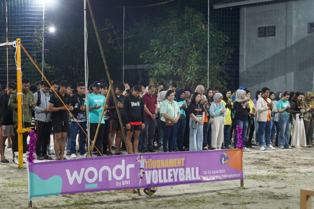 Ketua TP-PKK Kalteng Apresiasi Open Tournament Bola Voli Wondr by BNI Palangka Raya CUP Tahun 2025