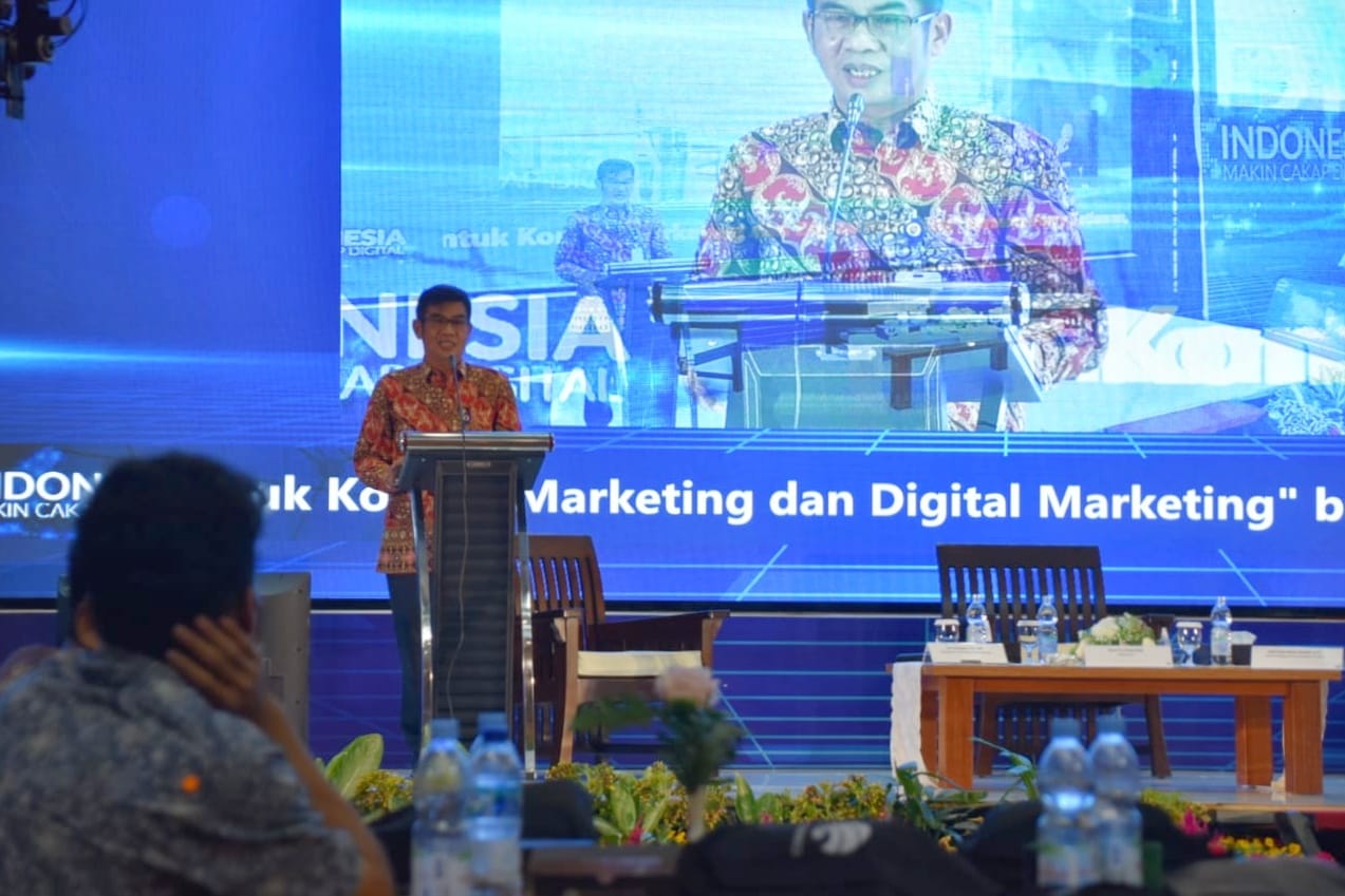 Kepala Dinas Kominfo Agus Siswadi Membuka Kegiatan Peluncuran Indonesia Makin Cakap Digital dan Kelas Literasi Digital dilingkup Provinsi Kalteng